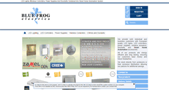 Desktop Screenshot of bluefrogelectrics.com